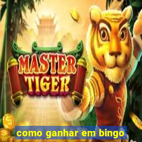 como ganhar em bingo